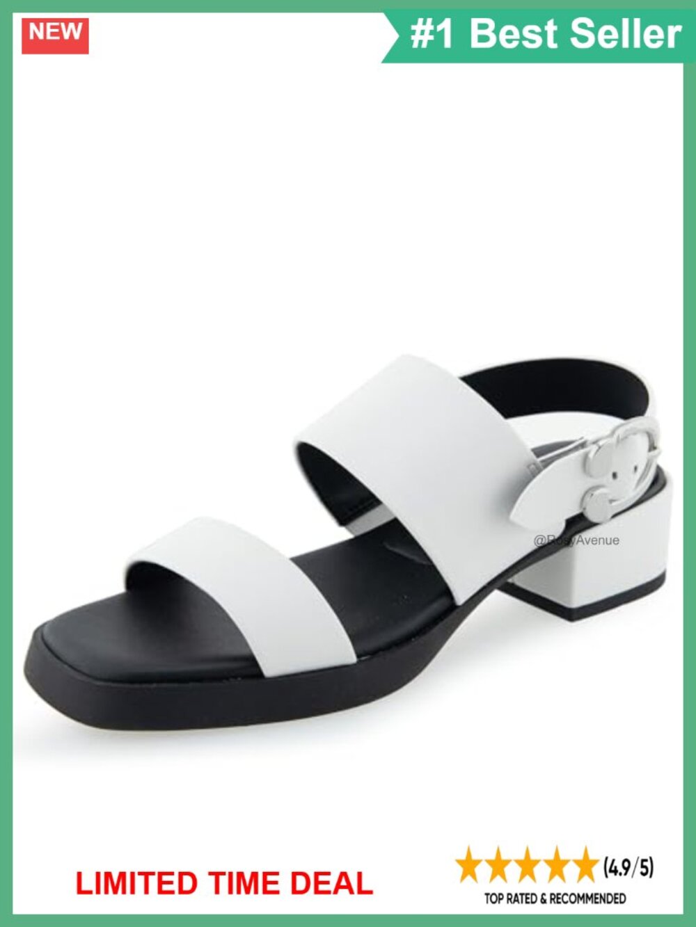 Aerosoles Dove Platform Heeled Sandals Faux Leather Casual Comfort